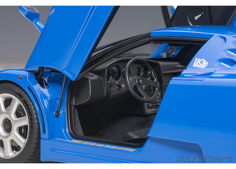 AUTOart 1/18 ブガッティ EB110 SS (フレンチ・ブルー) 70917 AUTOart 1/18 ブガッティ EB110 SS (フレンチ・ブルー) 70917