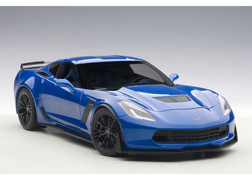 AUTOart 1/18 シボレー コルベット C7 Z06(メタリックブルー)