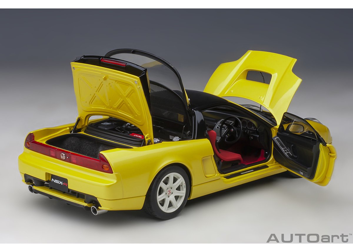 AUTOart 1/18 ホンダ NSX-R （NA2） （インディイエロー・パール） 732