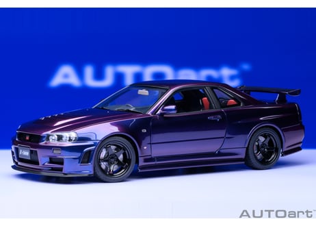 AUTOart 1/18　ニスモ R34 GT-R Z-tune （ミッドナイトパープルⅢ）　77464