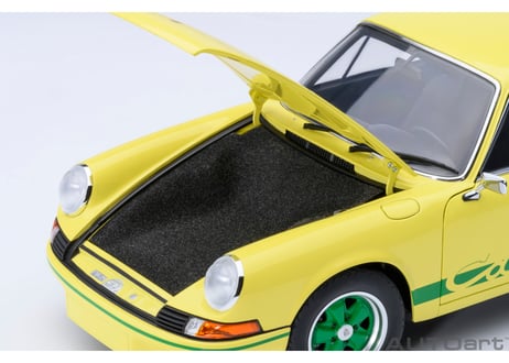 AUTOart 1/18　ポルシェ 911 カレラ 2.7 RS （ライトイエロー／グリーン・ストライプ）　78033