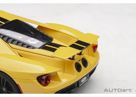 AUTOart 1/18　フォード GT 2017 （イエロー／ブラック・ストライプ）　72944