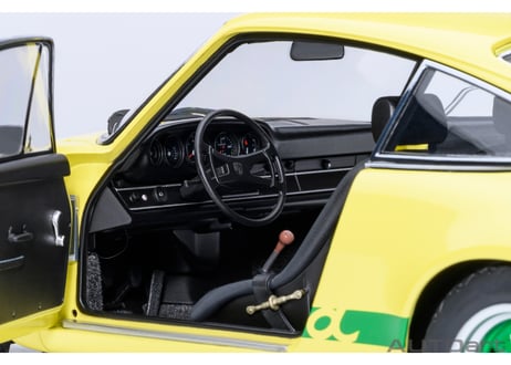 AUTOart 1/18　ポルシェ 911 カレラ 2.7 RS （ライトイエロー／グリーン・ストライプ）　78033