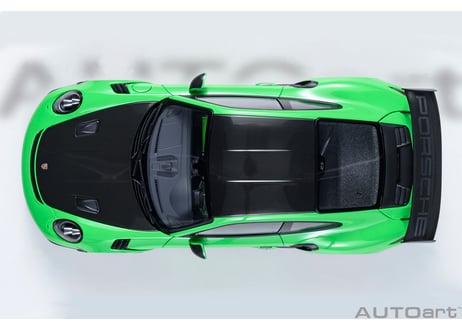 AUTOart 1/18　ポルシェ 911 （991.2） GT3 RS ヴァイザッハ・パッケージ （グリーン／カーボンブラック）　78179