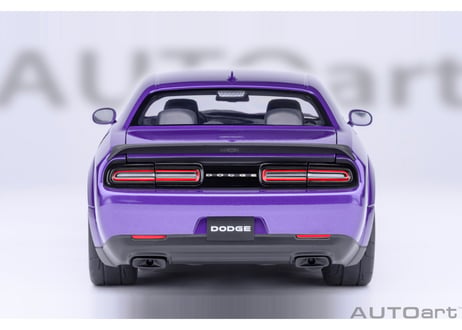 AUTOart 1/18　ダッジ チャレンジャー SRT スーパー ストック 2023 （パール・パープル ＜PLUM CRAZY＞）　71768