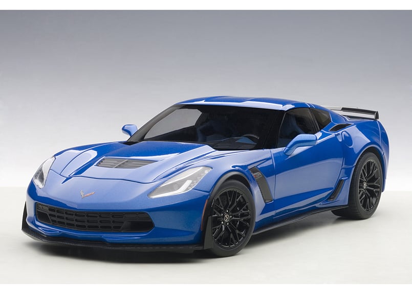 AUTOart 1/18 シボレー コルベット C7 Z06(メタリックブルー)