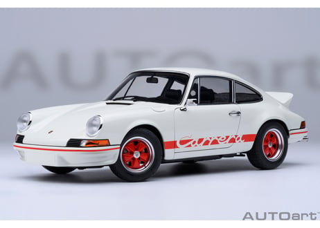 AUTOart 1/18　ポルシェ 911 カレラ 2.7 RS （グランプリホワイト／レッド・ストライプ）　78030
