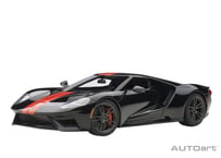 AUTOart 1/18　フォード GT 2017 （ブラック／オレンジ・ストライプ）　72945