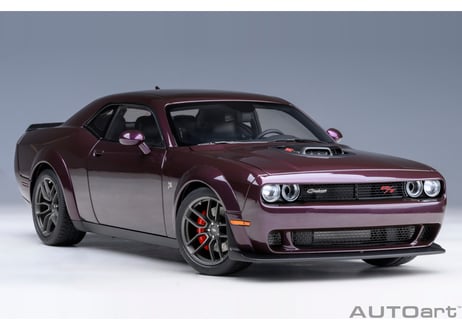 AUTOart 1/18　ダッジ チャレンジャー R/T スキャットパック ワイドボディ 2022 （HELLRAISIN / メタリック・パープル）　71771