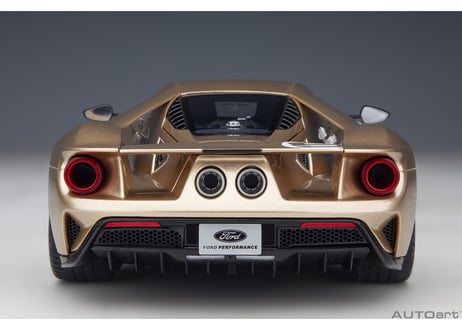 AUTOart 1/18　フォード GT ホルマン・ムーディ ヘリテージ エディション （ゴールド／レッド）　72928