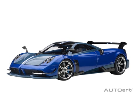 AUTOart 1/18　パガーニ ウアイラ BC （メタリック・ブルー／ブルー・カーボン）　78277