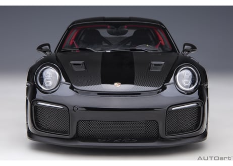 AUTOart 1/18　ポルシェ 911 （991.2） GT2 RS ヴァイザッハ・パッケージ （ブラック／カーボンブラック）　78186