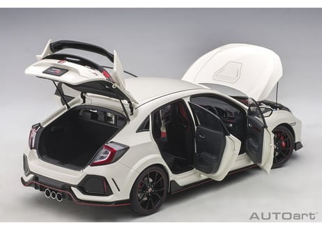 AUTOart 1/18　ホンダ シビック タイプR (FK8) 2017 （チャンピオンシップホワイト）　73266