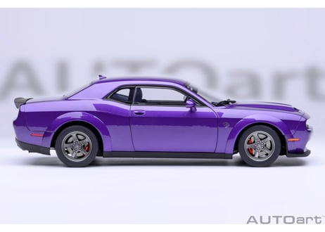 AUTOart 1/18　ダッジ チャレンジャー SRT スーパー ストック 2023 （パール・パープル ＜PLUM CRAZY＞）　71768