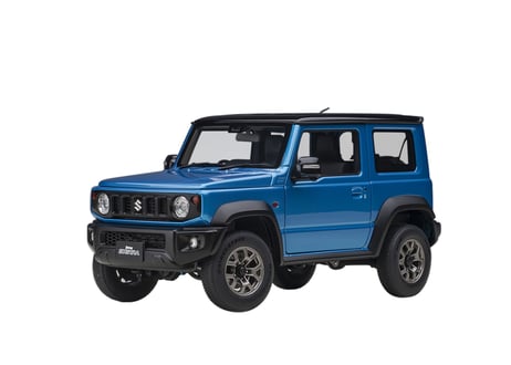 AUTOart 1/18　スズキ ジムニー シエラ （JB74） （ブルー・メタリック／ブラック・ルーフ）　78507