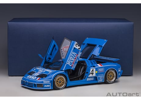 AUTOart 1/18　ブガッティ EB110 SS 1994年 #34 （ル・マン24時間レース）　89417