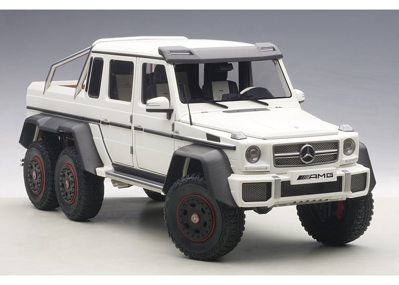 AUTOart 1/18 メルセデス ベンツ G63 AMG 6x6 （マット・ホワイト） 7