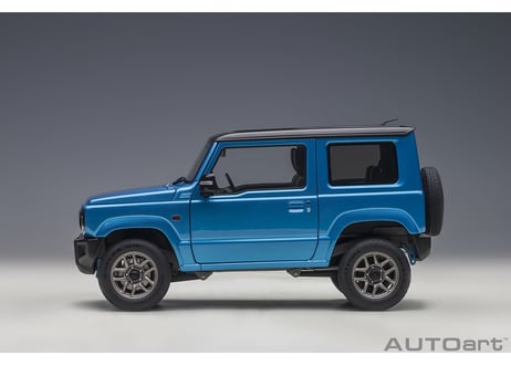 AUTOart 1/18　スズキ ジムニー （JB64） （ブルー・メタリック／ブラック・ルーフ）　78502