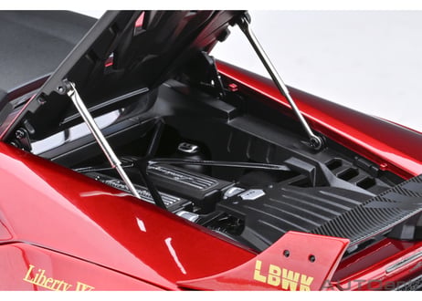 AUTOart 1/18　 リバティーウォーク LB‐シルエット ワークス ランボルギーニ ウラカン GT （ハイパー・レッド）　79126