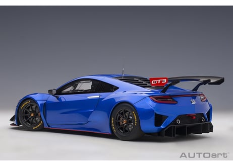 AUTOart 1/18　ホンダ NSX GT3 2018 （ハイパー・ブルー）＊開閉無　81896