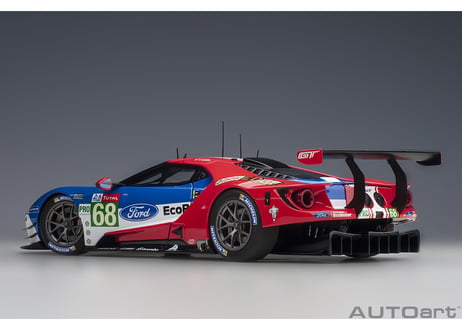 AUTOart 1/18　フォード GT 2019 #68 （ル・マン24時間レース LMGTE Proクラス）（ブルー／ホワイト／レッド）　81912
