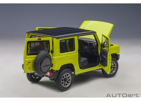 AUTOart 1/18　スズキ ジムニー （JB64） （イエロー／ブラック・ルーフ）　78501