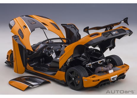 AUTOart 1/18　ケーニグセグ アゲーラ RS （オレンジ／カーボンブラック）　79023