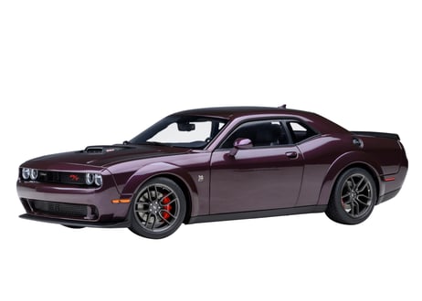 AUTOart 1/18　ダッジ チャレンジャー R/T スキャットパック ワイドボディ 2022 （HELLRAISIN / メタリック・パープル）　71771