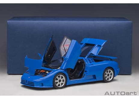AUTOart 1/18　ブガッティ EB110 SS （フレンチ・ブルー）　70917