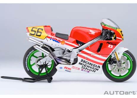 AUTOart 1/12　ホンダ NSR500 WGP500 #56 「バリバリ伝説」 （「巨摩 郡」 ヘルメット付属）　12566