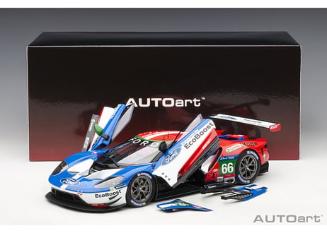 AUTOart 1/18　フォード GT 2016 #66 （ル・マン24時間レース LMGTE Proクラス4位）　81610