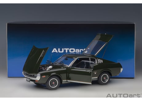 AUTOart 1/18　トヨタ セリカ リフトバック 2000GT （RA25） 1973 （モスグリーン）　78768