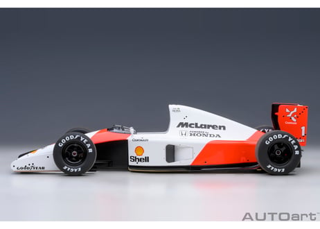 ＊再生産＊　AUTOart 1/18　マクラーレン ホンダ MP4/6 日本GP 1991年 #1 （アイルトン・セナ） ※マクラーレンロゴ入り　89140