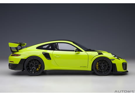 AUTOart 1/18　ポルシェ 911 （991.2） GT2 RS ヴァイザッハ・パッケージ （ライトグリーン／カーボンブラック）　78187