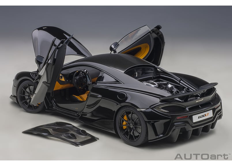 お気に入り AUTOart 1/18 マクラーレン 600LT (ブラック/カーボン・ルーフ 乗用車