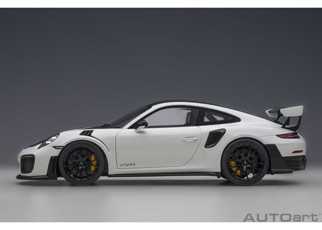 AUTOart 1/18　ポルシェ 911 （991.2） GT2 RS ヴァイザッハ・パッケージ （ホワイト／カーボンブラック）　78171