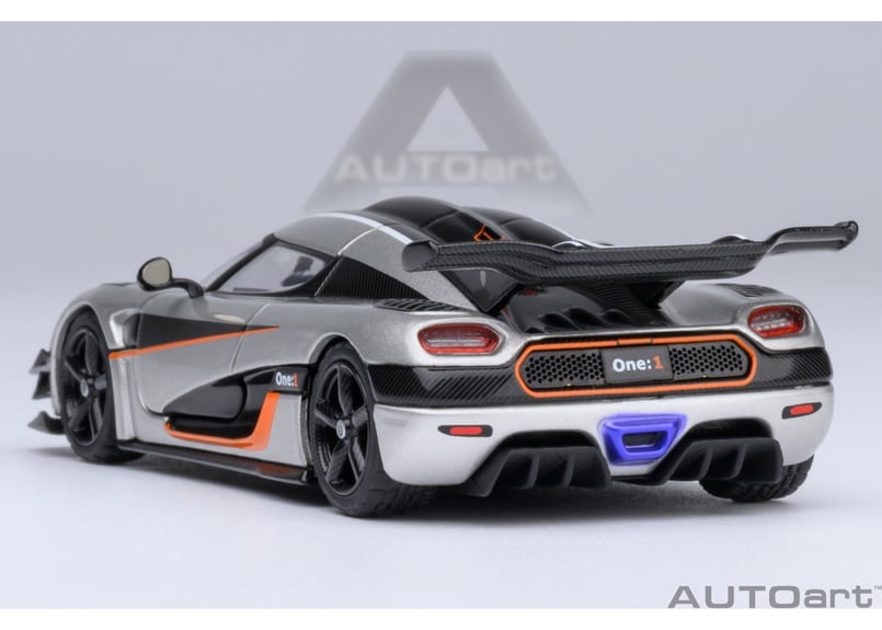 AUTOart 1/64 ケ－ニグセグ One：1 （メタリック・シルバー