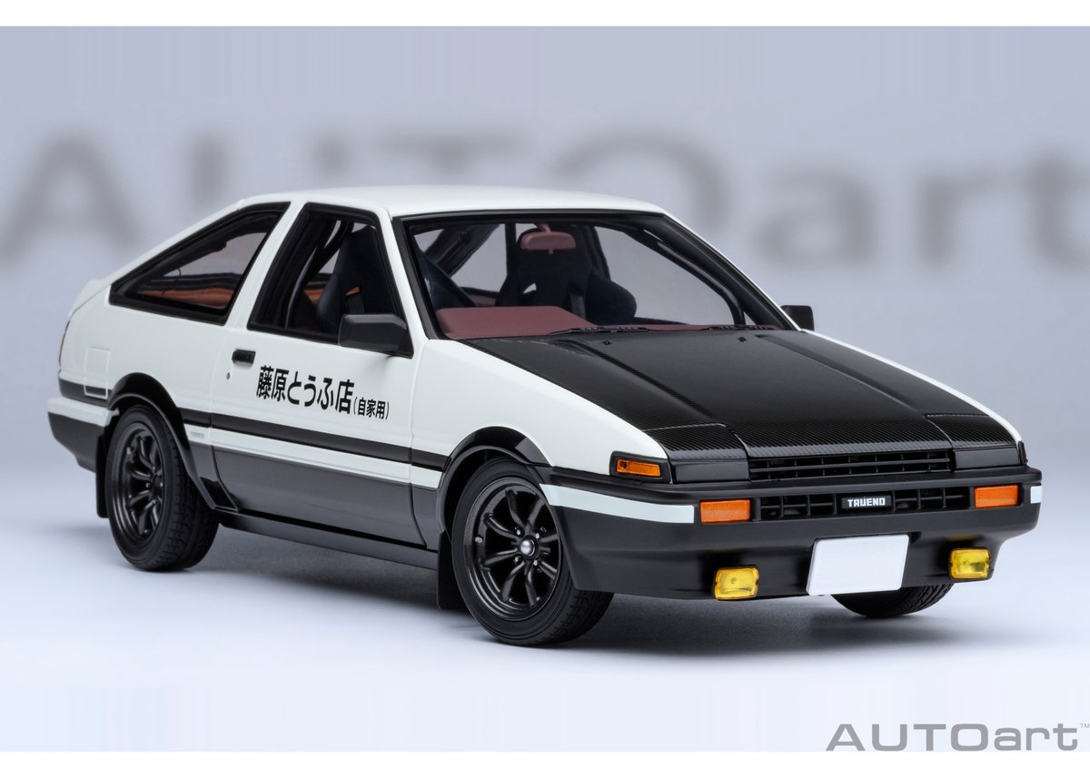オートアート 頭文字D スプリンター トレノ プロジェクトD Ver. AE86 AUTOart 1/18 トヨタ スプリンター トレノ (AE86) 「頭文字 D」 “プロジ