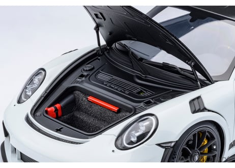 AUTOart 1/18　ポルシェ 911 （991.2） GT3 RS ヴァイザッハ・パッケージ （ホワイト／カーボンブラック）　78176