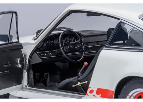 AUTOart 1/18　ポルシェ 911 カレラ 2.7 RS （グランプリホワイト／レッド・ストライプ）　78030