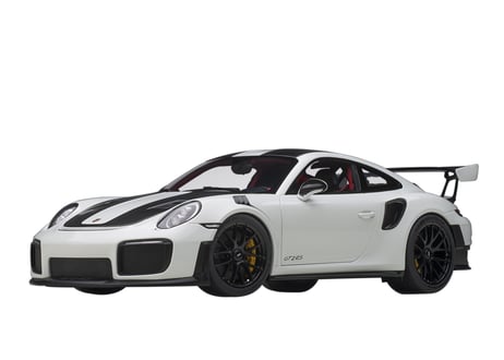 AUTOart 1/18　ポルシェ 911 （991.2） GT2 RS ヴァイザッハ・パッケージ （ホワイト／カーボンブラック）　78171