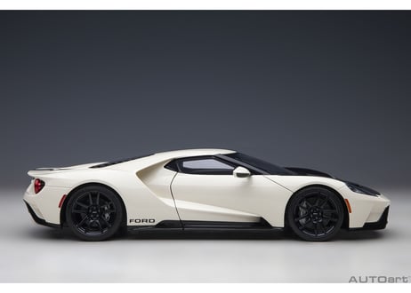 AUTOart 1/18　フォード GT '64 プロトタイプ ヘリテージ エディション （ホワイト／ダークブルー）　72926