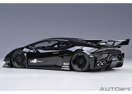 AUTOart 1/18　 リバティーウォーク LB‐シルエット ワークス ランボルギーニ ウラカン GT （ブラック）　79129