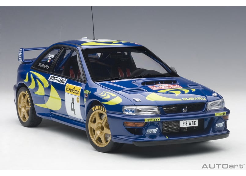 AUTOart 1/18 スバル インプレッサ WRC 1997 #4 (リアッティ/ポンス)...