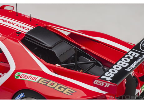 AUTOart 1/18　フォード GT 2019 #67 （ル・マン24時間レース LMGTE Proクラス）（レッド／ホワイト）　81911