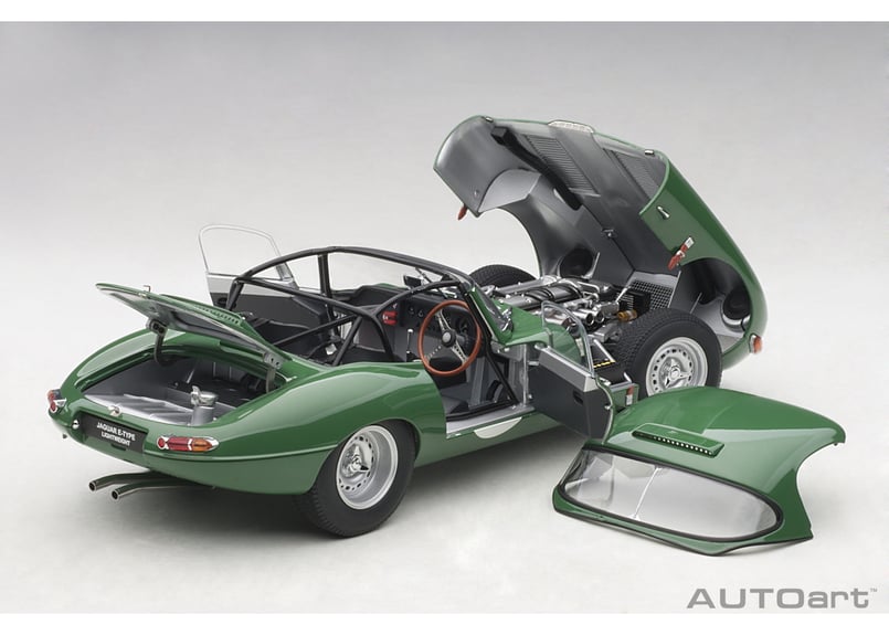 AUTOart 1/18 ジャガー ライトウェイト Eタイプ (グリーン AUTOart 1/18 ジャガー ライトウェイト Eタイプ (グリーン