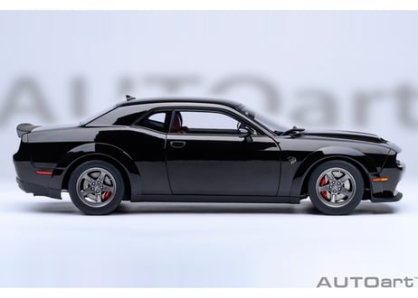 AUTOart 1/18　ダッジ チャレンジャー SRT スーパー ストック 2023 （ブラック ＜PITCH BLACK＞）　71765