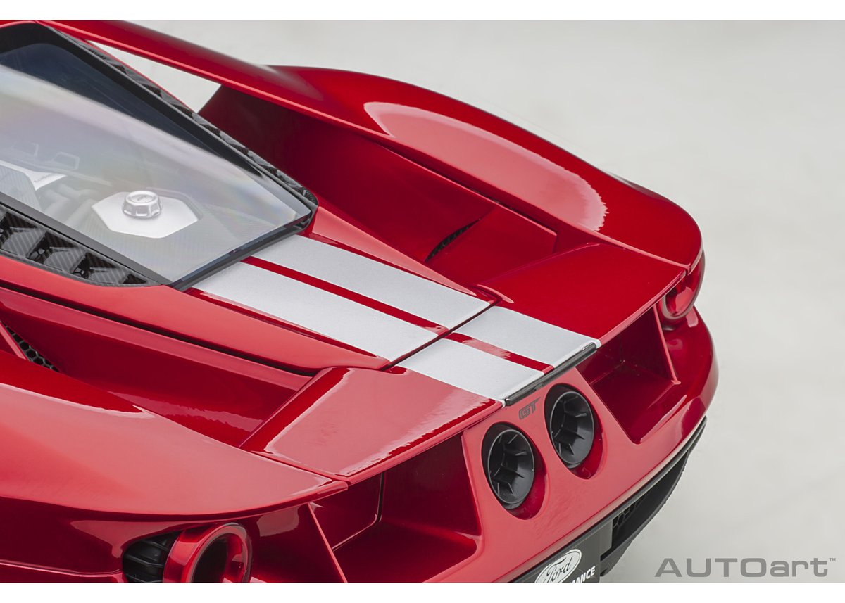 AUTOart 1/12 フォード GT 2017 (メタリック・レッド/シルバー AUTOart 1/12 フォード GT 2017 (メタリック・レッド/シルバー