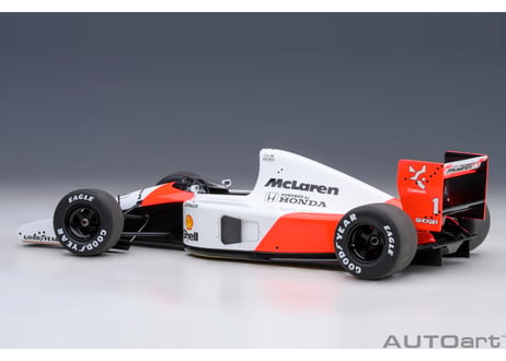 ＊再生産＊　AUTOart 1/18　マクラーレン ホンダ MP4/6 日本GP 1991年 #1 （アイルトン・セナ） ※マクラーレンロゴ入り　89140