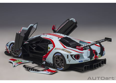 AUTOart 1/18　フォード GT 2019 #69 （ル・マン24時間レース LMGTE Proクラス）（ライトブルー／レッド）　81913